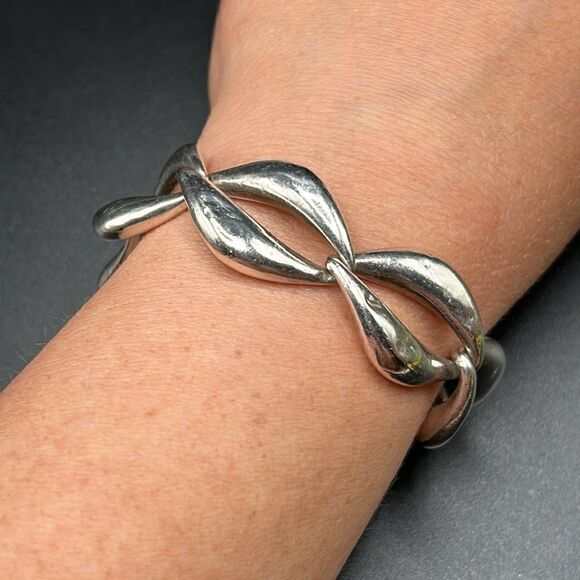 Vintage Arte D'Argento Elegant 925 Silver Bracelet - Picture 7 of 9
